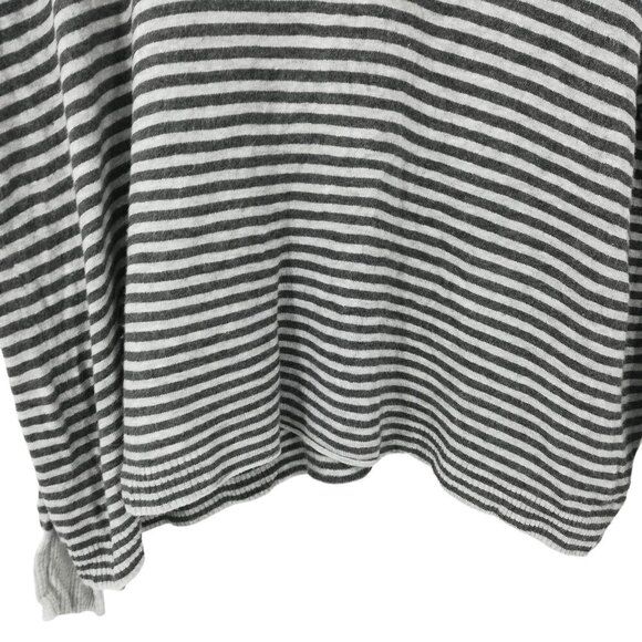 Eileen Fisher Striped Oversized Sweater Size XXS Drop Sleeve Lagonlook Pullover - Picture 3 of 10